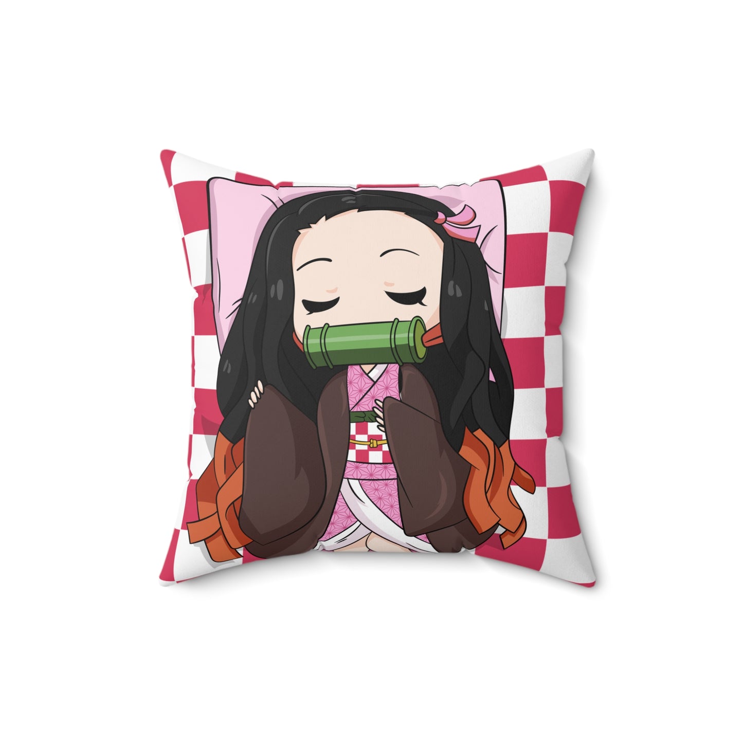 Anime-Inspired Decorative Pillow with Cozy Vibes, Home Decor, Gift for Fans, Cozy Room Accent, Anime Merchandise, Throw Pillow