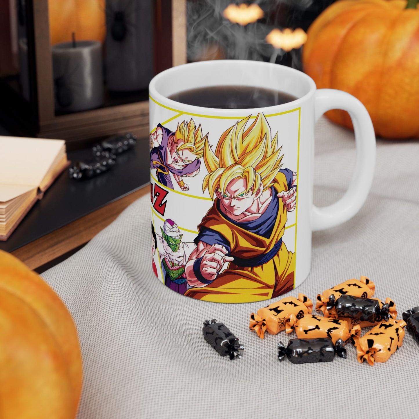 Dragon Ball Z Ceramic Mug - Anime Fan Gift, Collector's Item, Coffee Lover's Must-Have, Birthday Gift, Dragon Ball Merchandise