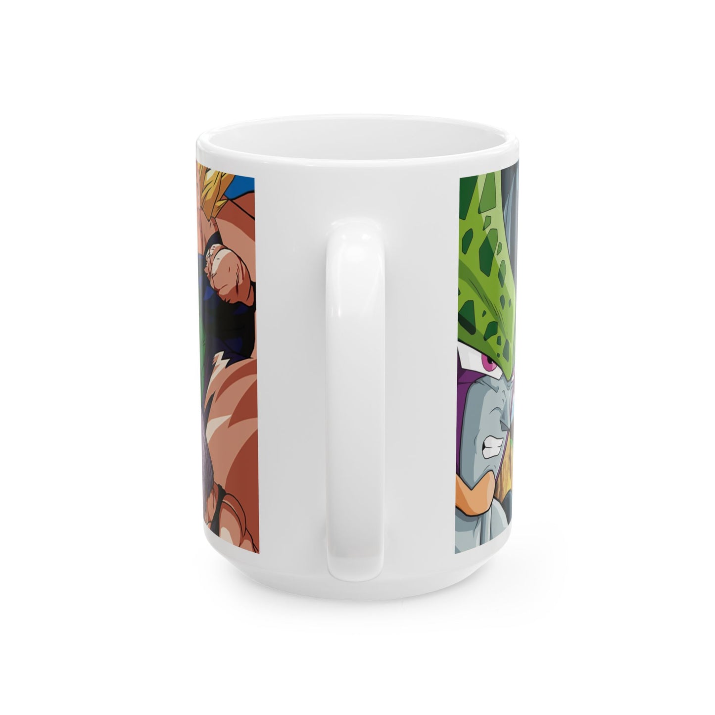 Epic Anime Characters Ceramic Mug, Dragon Ball Z Mug, Gift for Anime Fans, Coffee Cup, Cartoon Art Drinkware, 11oz, 15oz