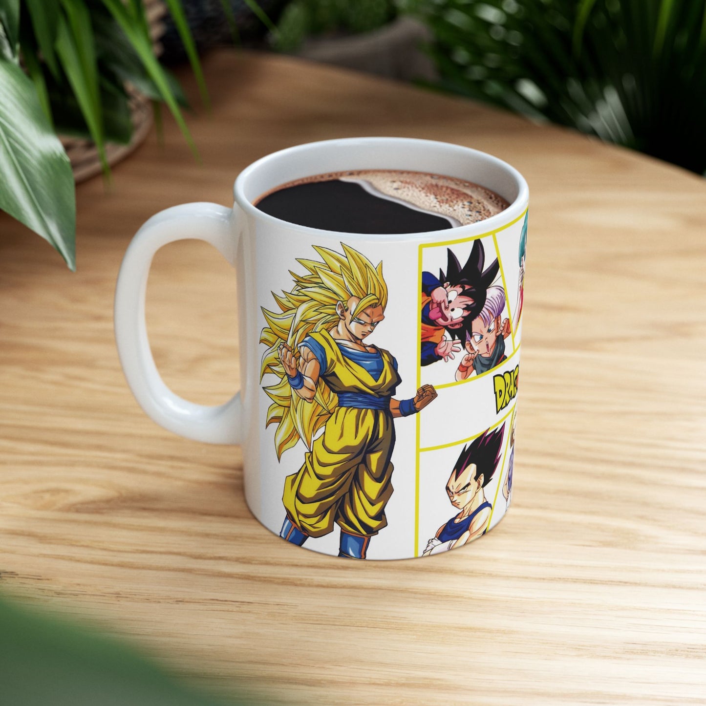 Dragon Ball Z Ceramic Mug - Anime Fan Gift, Collector's Item, Coffee Lover's Must-Have, Birthday Gift, Dragon Ball Merchandise