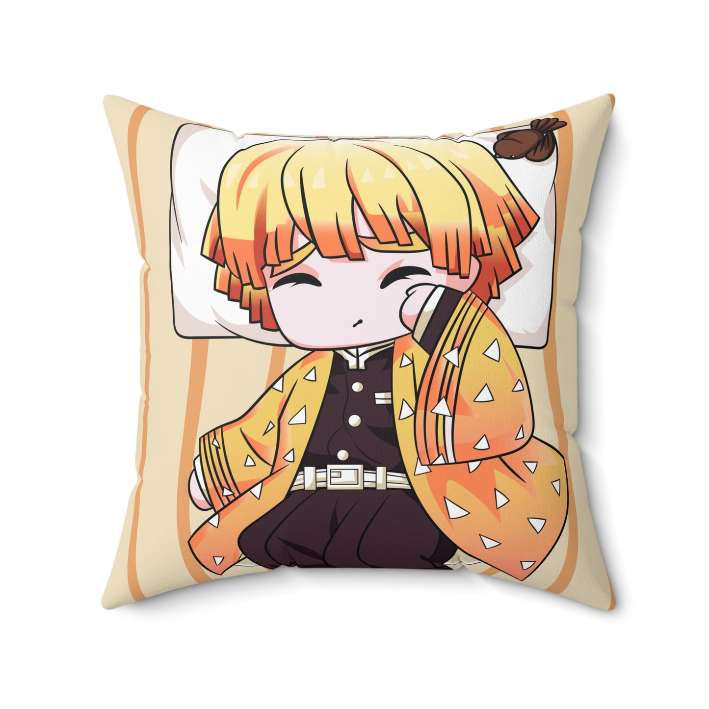 Anime-Inspired Decorative Pillow, Cozy Home Decor, Gift for Otaku, Cute Accent Pillow, Throw Pillow for Bedding, Unique Anime Gift