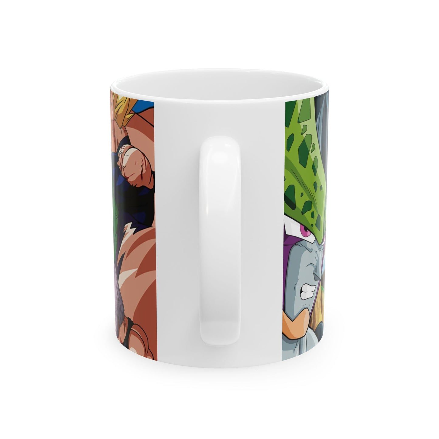 Epic Anime Characters Ceramic Mug, Dragon Ball Z Mug, Gift for Anime Fans, Coffee Cup, Cartoon Art Drinkware, 11oz, 15oz