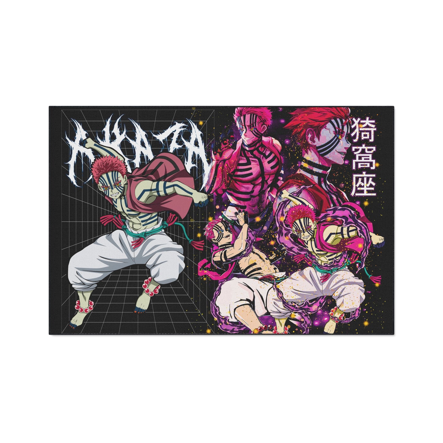 Anime-Inspired Heavy Duty Floor Mat, Gamer Decor, Home Entrance Rug, Unique Gift, Floor Protection, Love for Anime