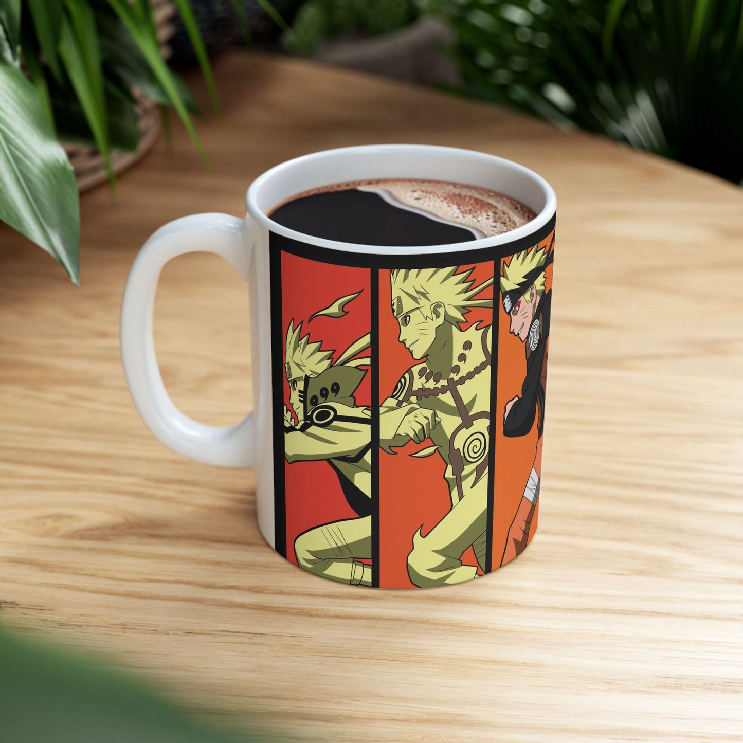 Naruto Ceramic Mug - Anime Gift, Coffee Cup for Fans, Unique Collectible, Cartoon Mug for Home, Fun Drinkware