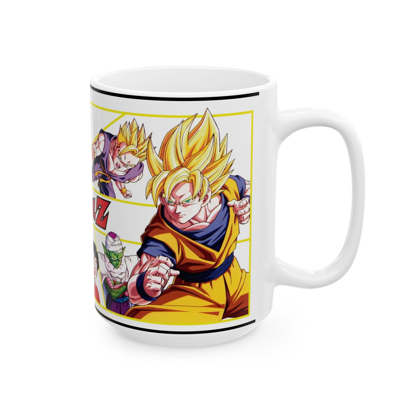Dragon Ball Z Ceramic Mug - Anime Fan Gift, Collector's Item, Coffee Lover's Must-Have, Birthday Gift, Dragon Ball Merchandise