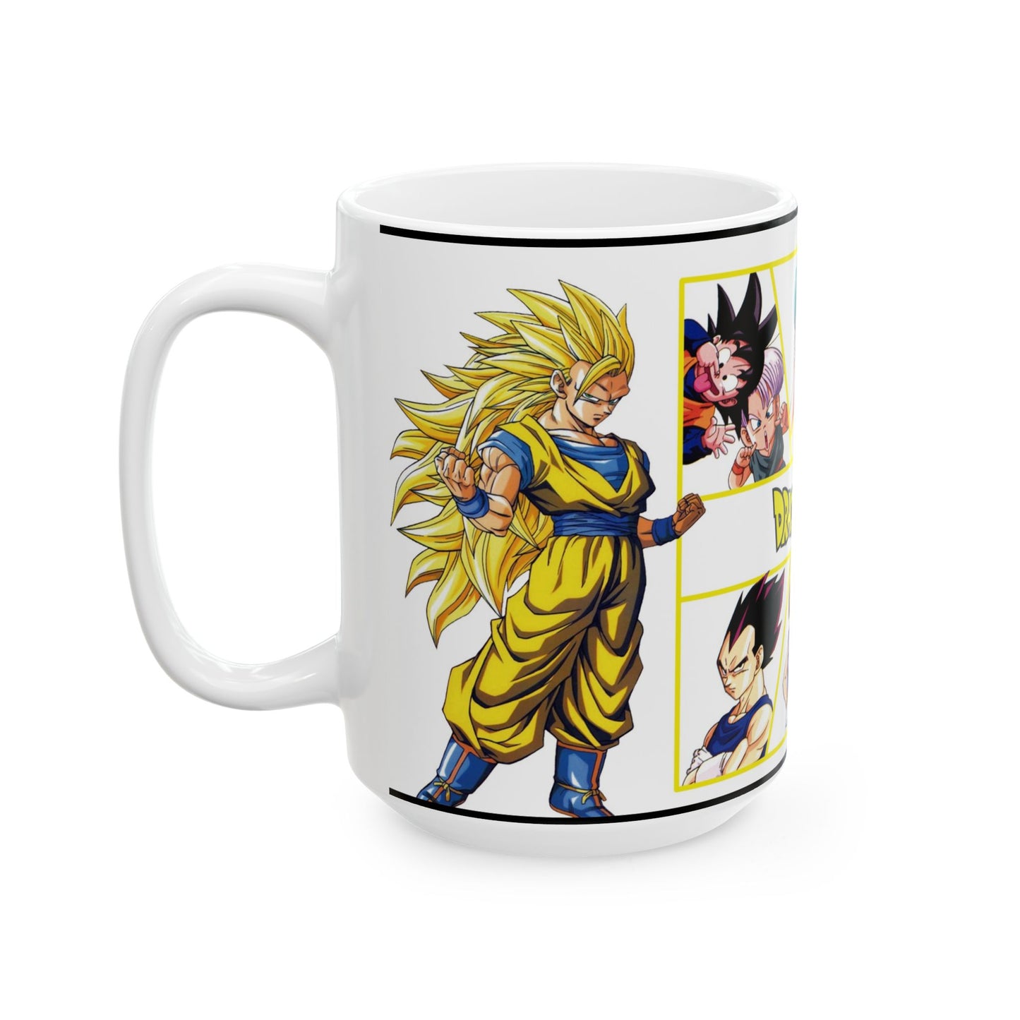 Dragon Ball Z Ceramic Mug - Anime Fan Gift, Collector's Item, Coffee Lover's Must-Have, Birthday Gift, Dragon Ball Merchandise