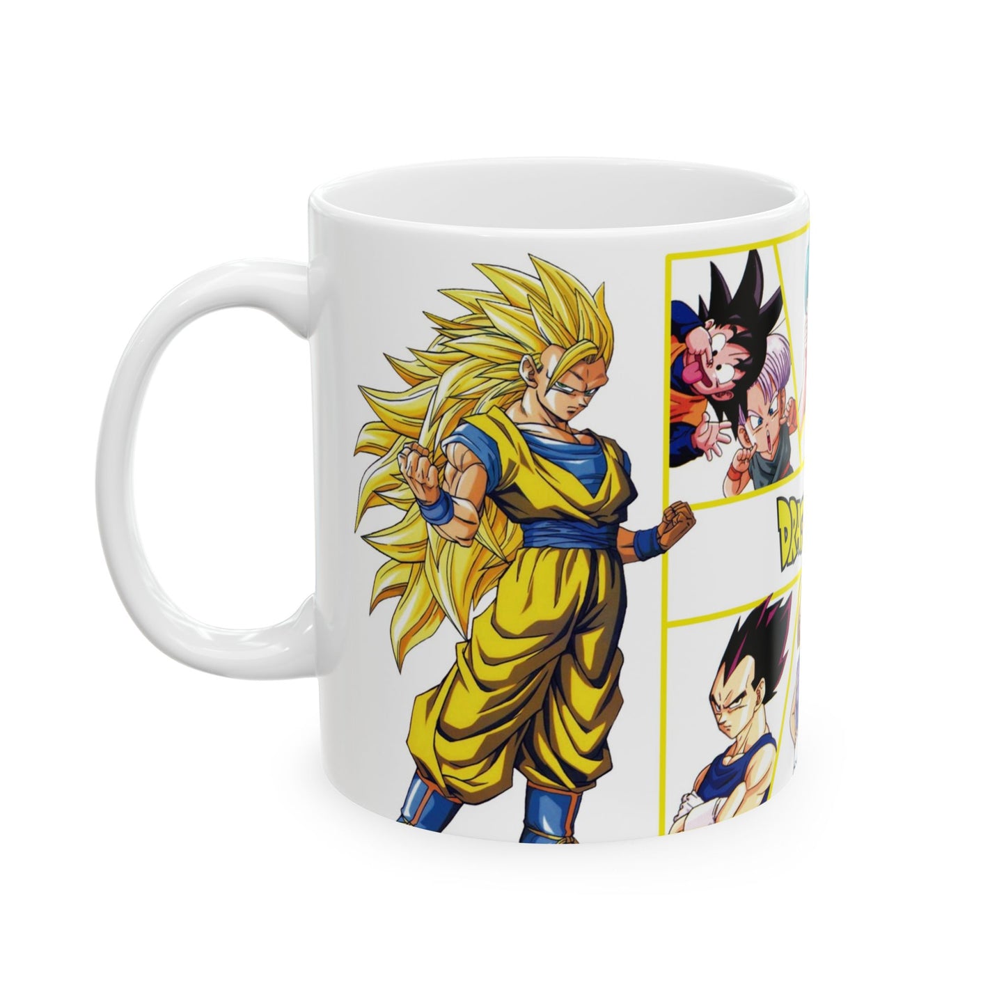 Dragon Ball Z Ceramic Mug - Anime Fan Gift, Collector's Item, Coffee Lover's Must-Have, Birthday Gift, Dragon Ball Merchandise
