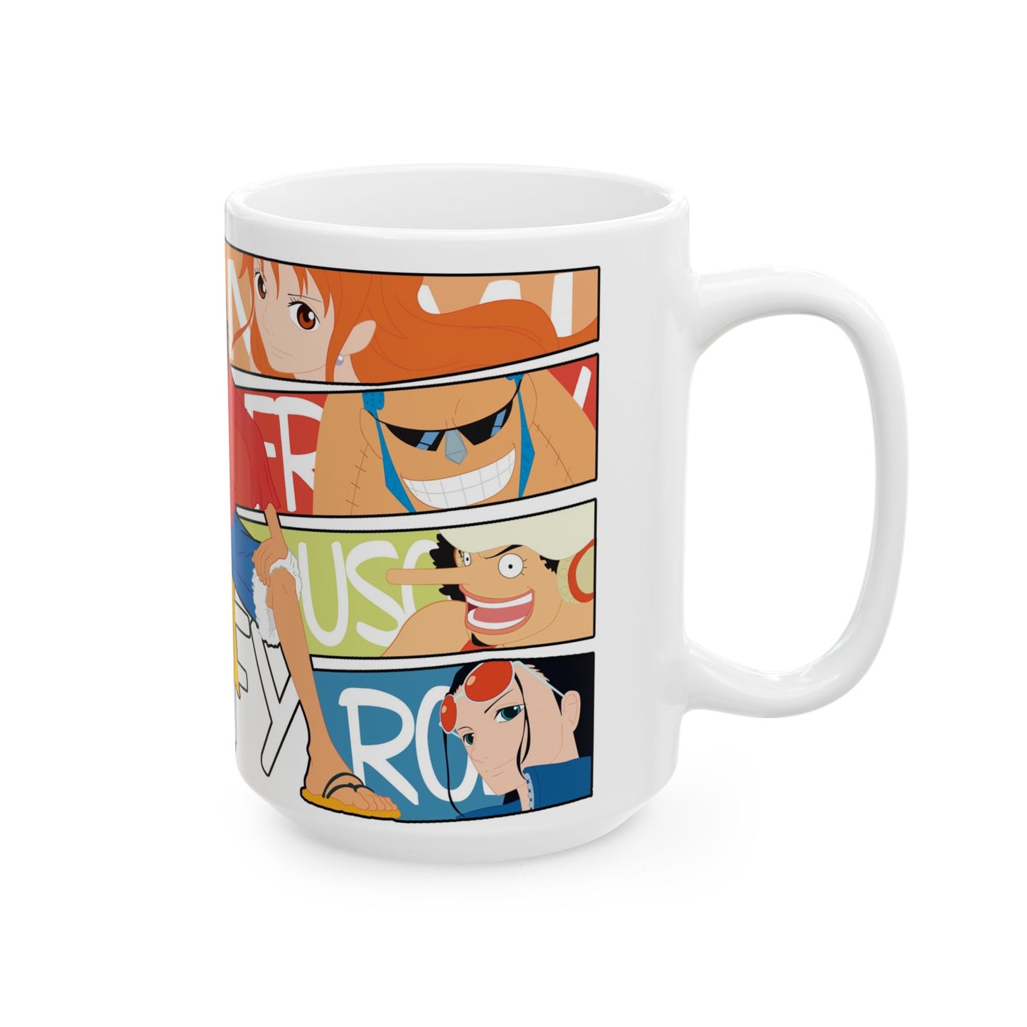 one piece fan Ceramic Mug with Anime Characters, Fan Mug, Gift for Anime Lovers, Luffy Mug, One Piece Coffee Cup, Collectible Anime Drinkware