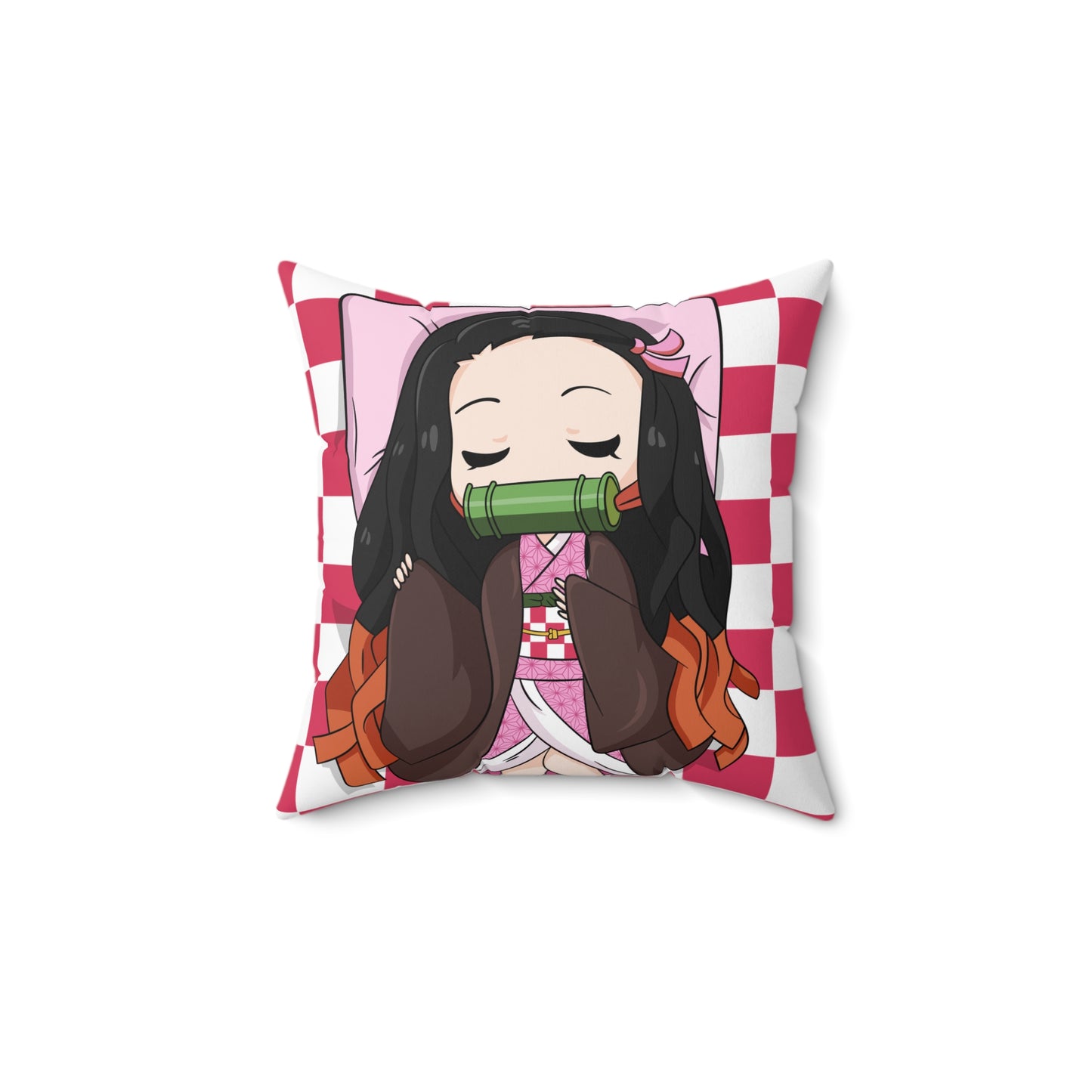 Anime-Inspired Decorative Pillow with Cozy Vibes, Home Decor, Gift for Fans, Cozy Room Accent, Anime Merchandise, Throw Pillow