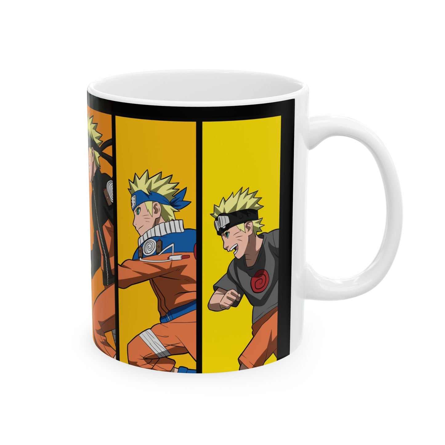Naruto Ceramic Mug - Anime Gift, Coffee Cup for Fans, Unique Collectible, Cartoon Mug for Home, Fun Drinkware