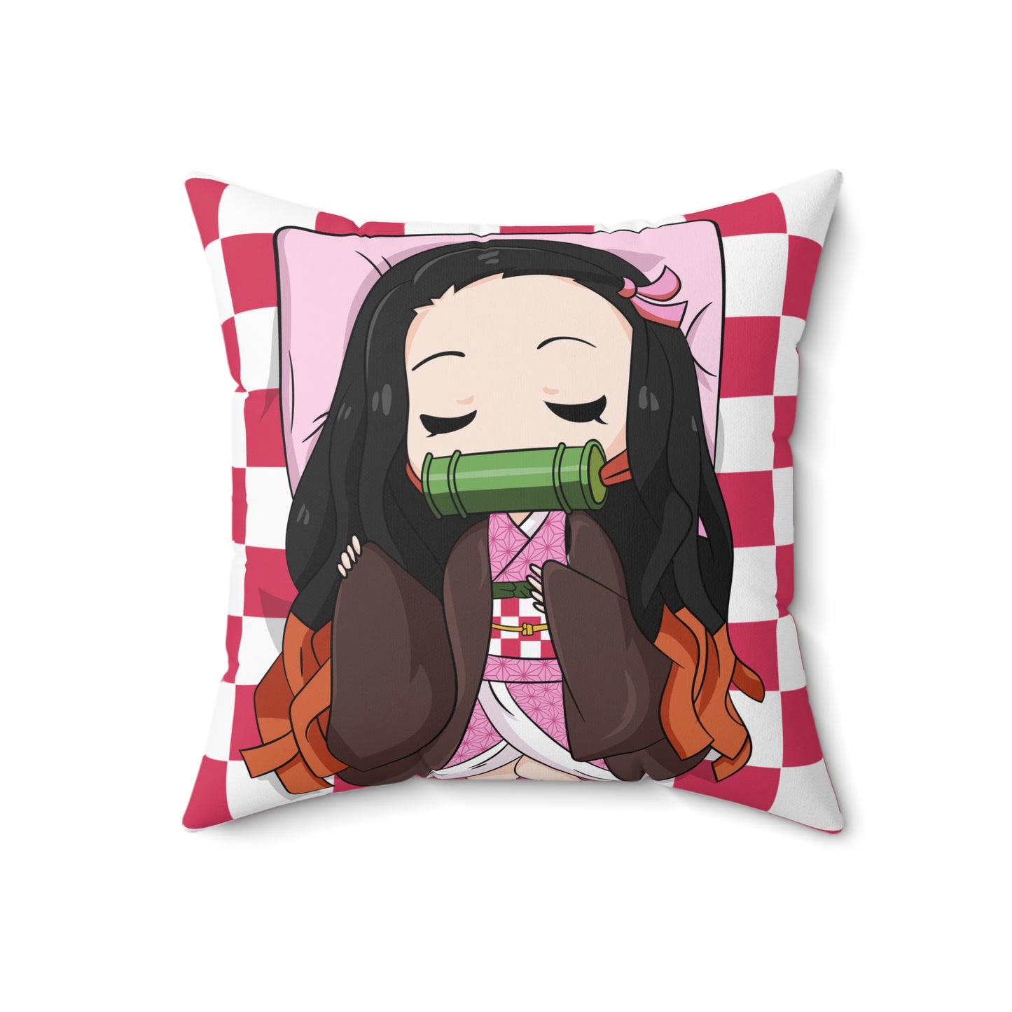 Anime-Inspired Decorative Pillow with Cozy Vibes, Home Decor, Gift for Fans, Cozy Room Accent, Anime Merchandise, Throw Pillow