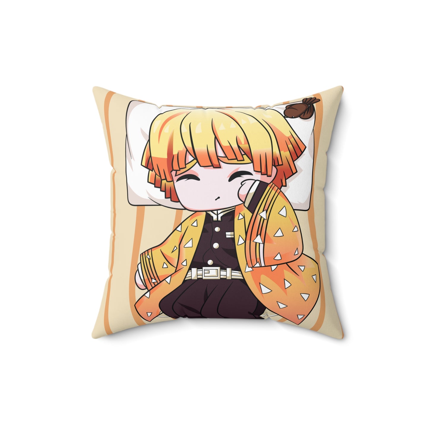 Anime-Inspired Decorative Pillow, Cozy Home Decor, Gift for Otaku, Cute Accent Pillow, Throw Pillow for Bedding, Unique Anime Gift