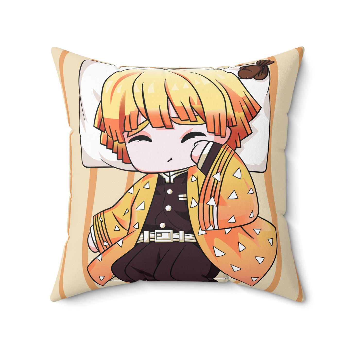 Anime-Inspired Decorative Pillow, Cozy Home Decor, Gift for Otaku, Cute Accent Pillow, Throw Pillow for Bedding, Unique Anime Gift