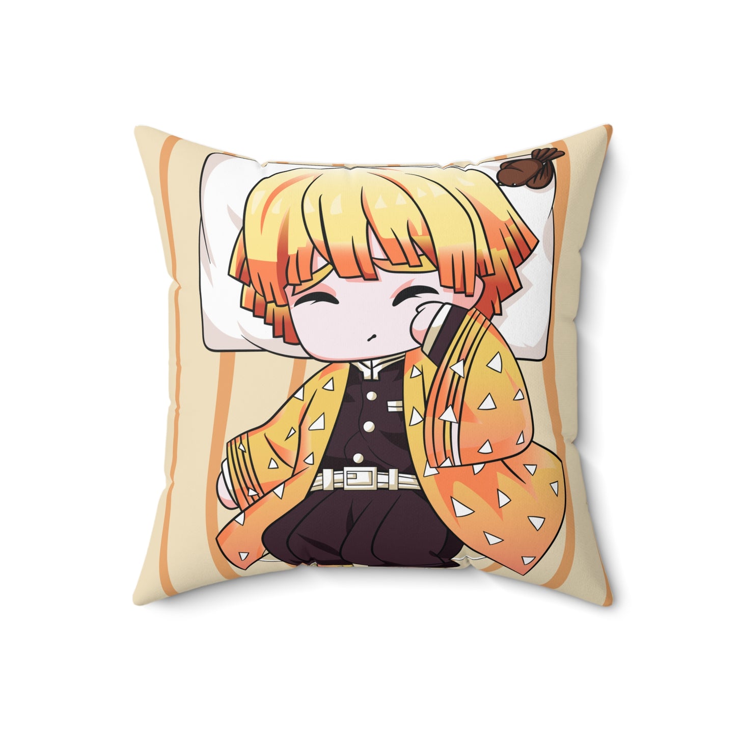 Anime-Inspired Decorative Pillow, Cozy Home Decor, Gift for Otaku, Cute Accent Pillow, Throw Pillow for Bedding, Unique Anime Gift