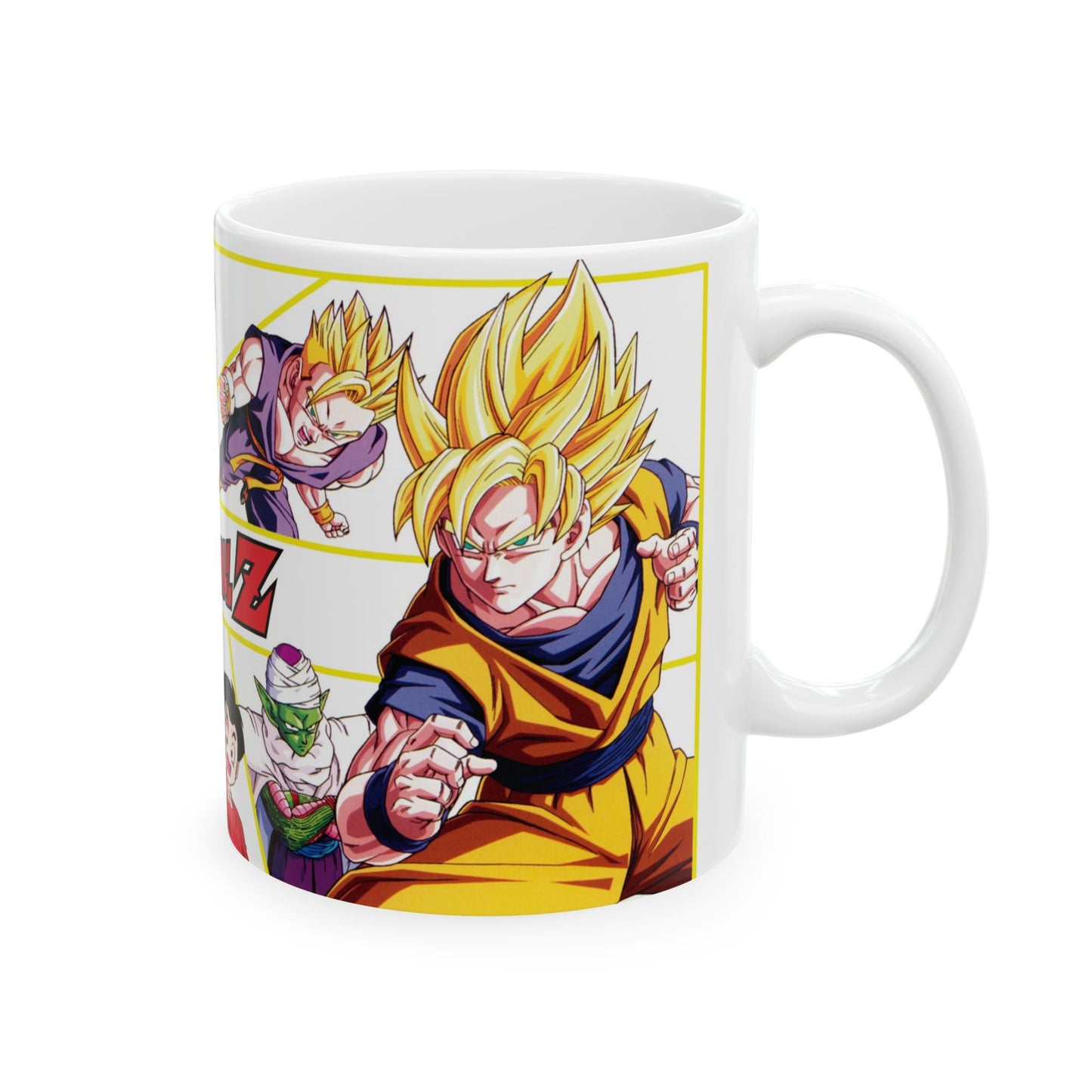 Dragon Ball Z Ceramic Mug - Anime Fan Gift, Collector's Item, Coffee Lover's Must-Have, Birthday Gift, Dragon Ball Merchandise