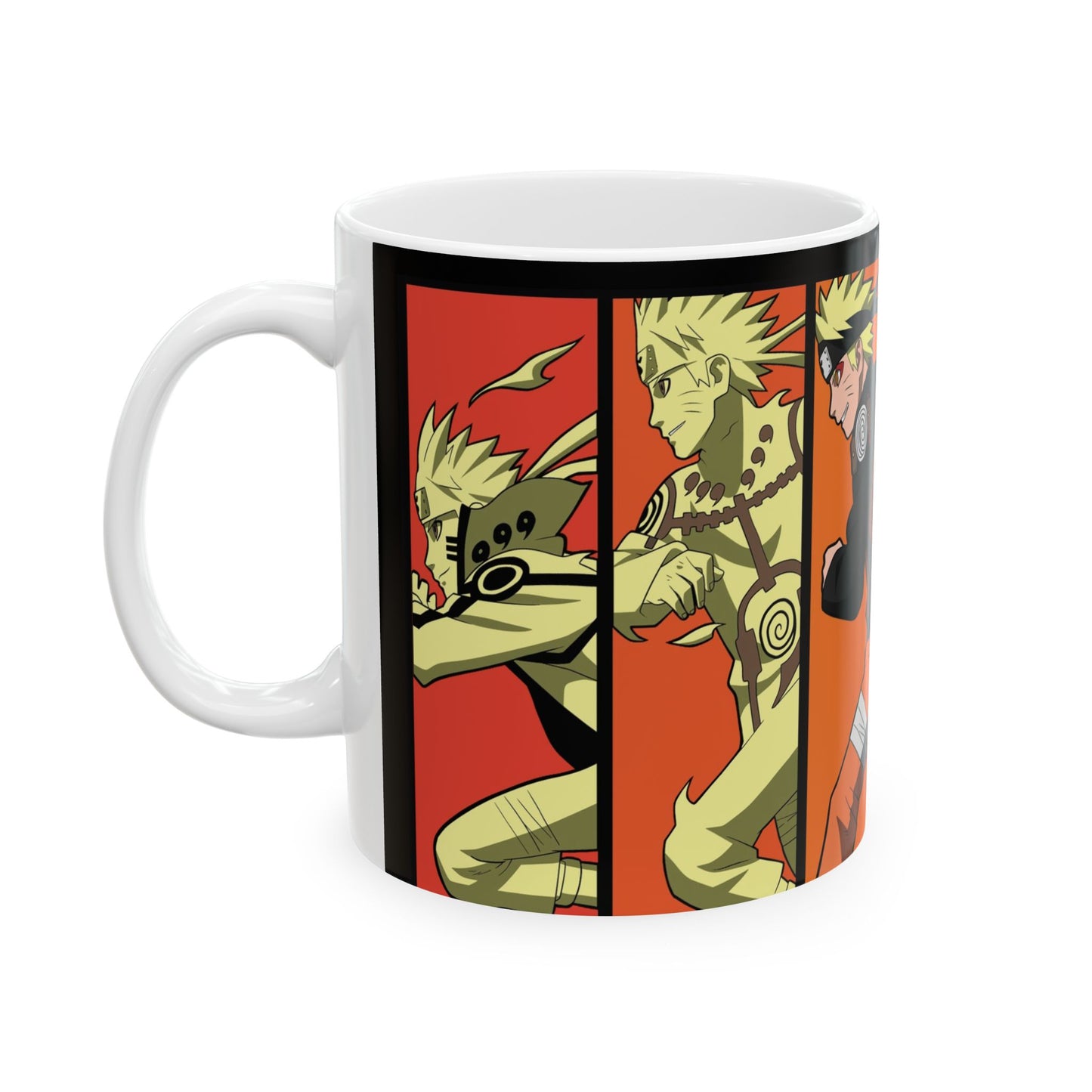 Naruto Ceramic Mug - Anime Gift, Coffee Cup for Fans, Unique Collectible, Cartoon Mug for Home, Fun Drinkware