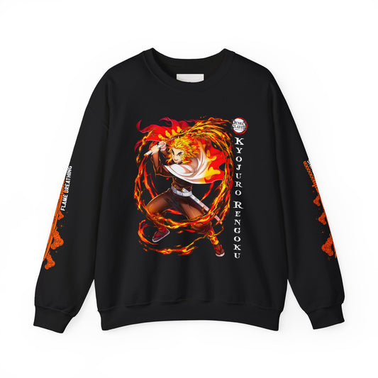 Anime-Inspired Unisex Crewneck Sweatshirt, Cozy Graphic Sweater, Kyojuro Demon Slayer Apparel, Gift for Anime Fans, Essential for [...]