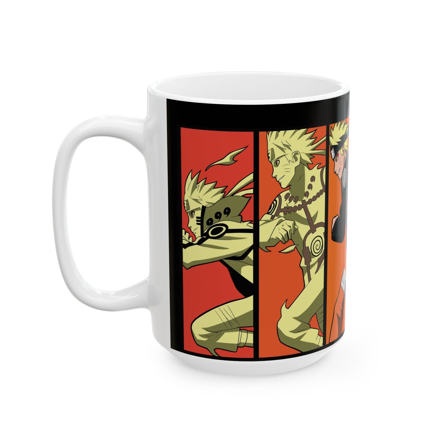 Naruto Ceramic Mug - Anime Gift, Coffee Cup for Fans, Unique Collectible, Cartoon Mug for Home, Fun Drinkware