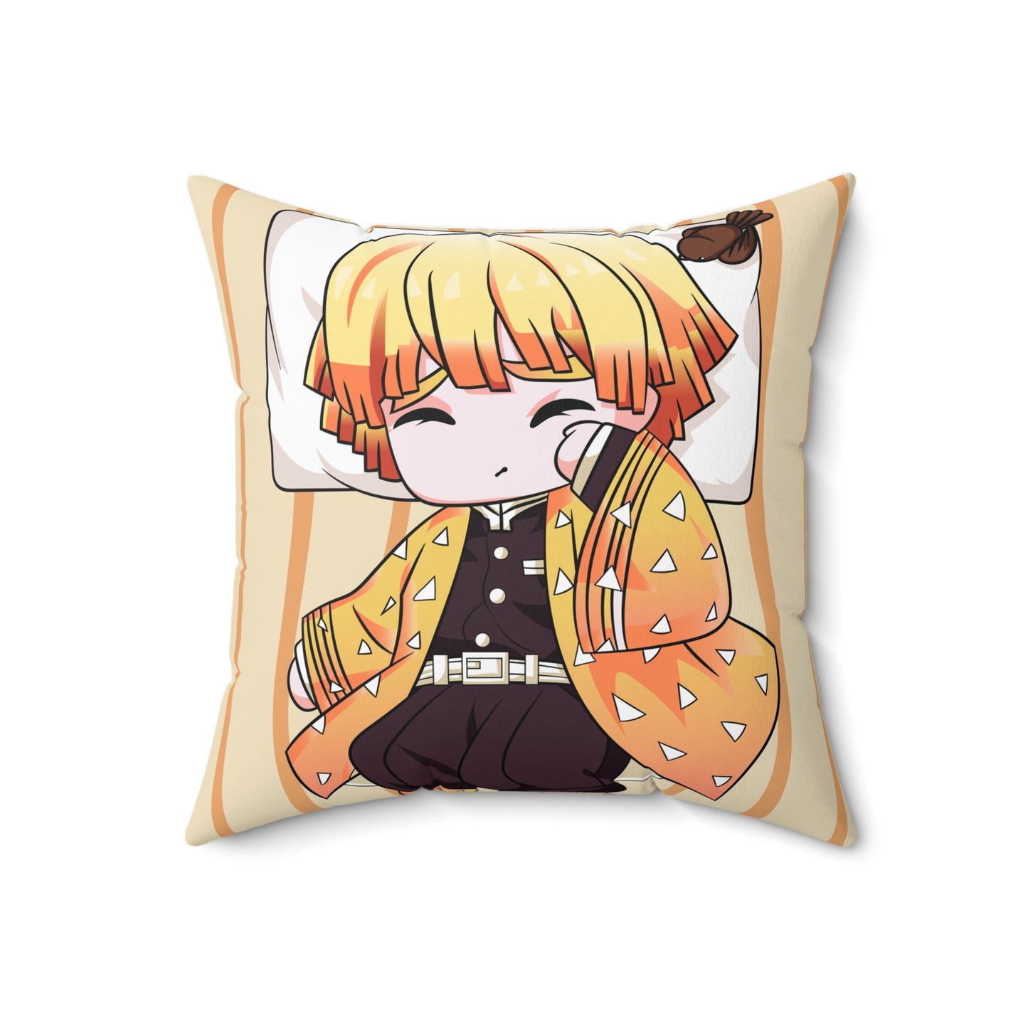 Anime-Inspired Decorative Pillow, Cozy Home Decor, Gift for Otaku, Cute Accent Pillow, Throw Pillow for Bedding, Unique Anime Gift
