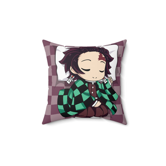 Cute Anime Character Pillow, Cozy Home Decor, Throw Pillow for Kids, Gift for Anime Fans, Bedroom Accent Cushion